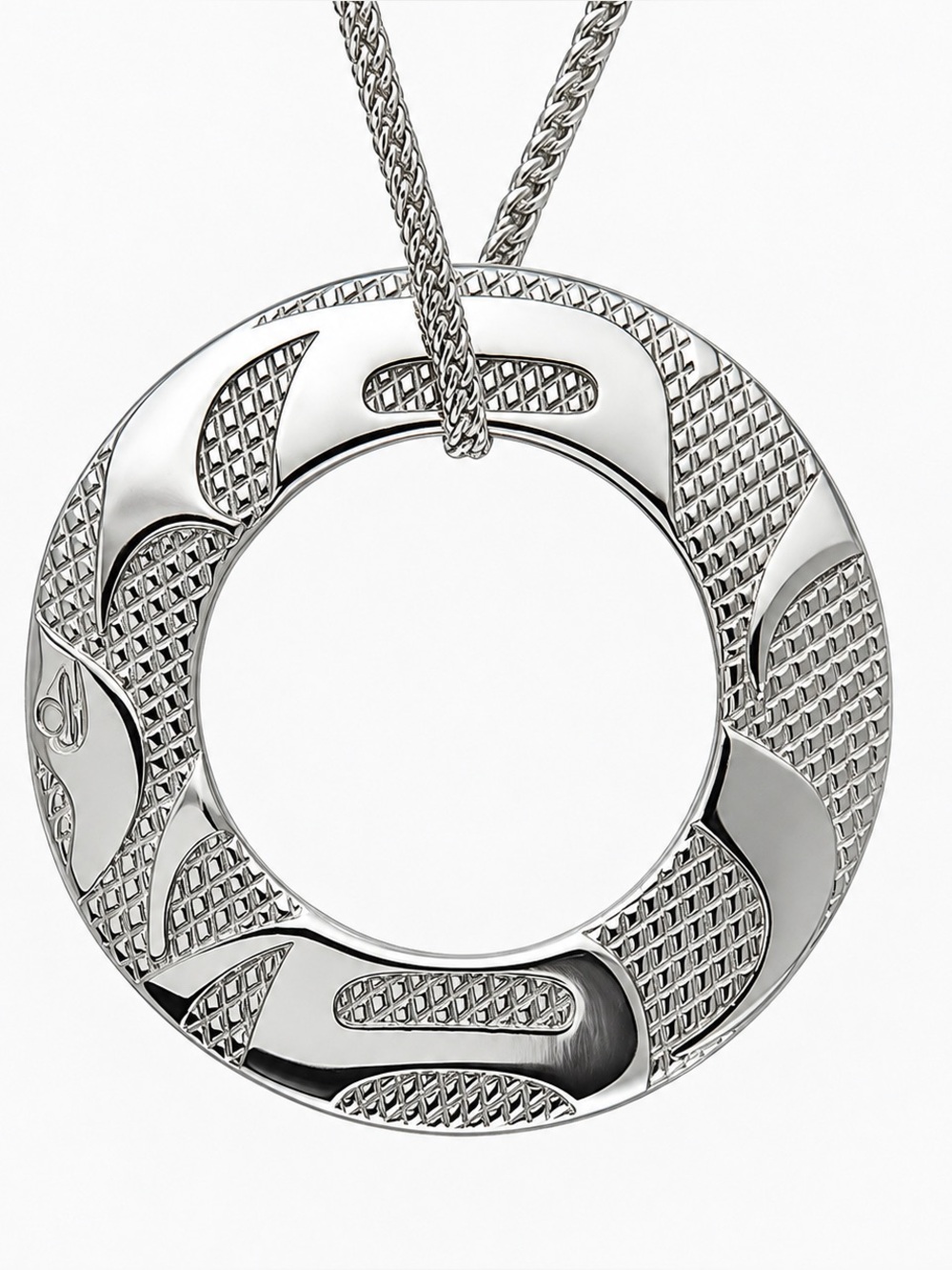Corrine Hunt “Eagle” Equilibrium Necklace Sterling Silver